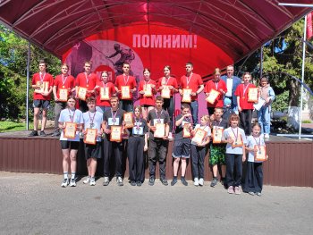 Эстафета по легкой атлетике в Вадинском районе 