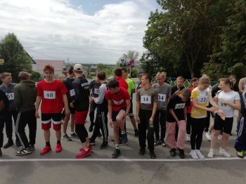 Легкоатлетический забег в день России в Вадинске 